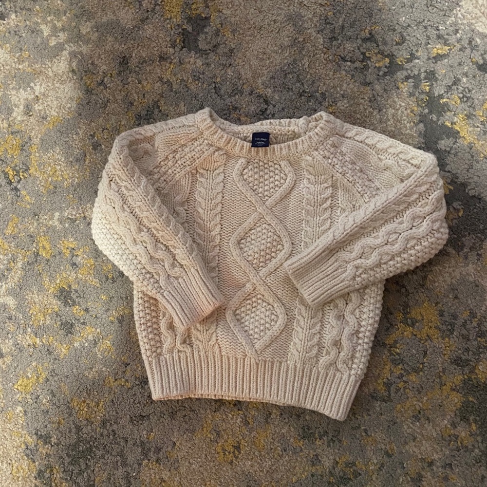 Baby Gap cable knit sweater